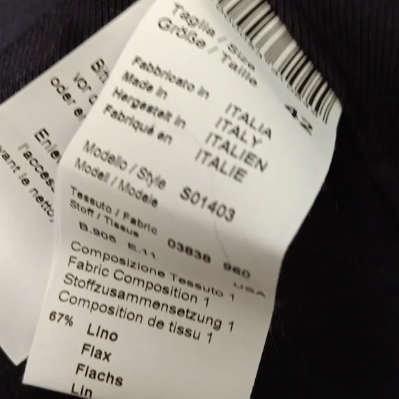 PESERICO..LINEN BLEND BLAZER..SIZE 42 - Picture 9 of 10